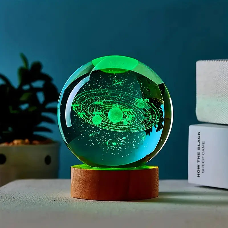 LUZ BOLA CRISTAL PLANETAS