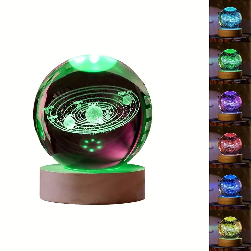 LUZ BOLA CRISTAL PLANETAS