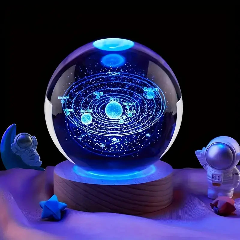 LUZ BOLA CRISTAL PLANETAS