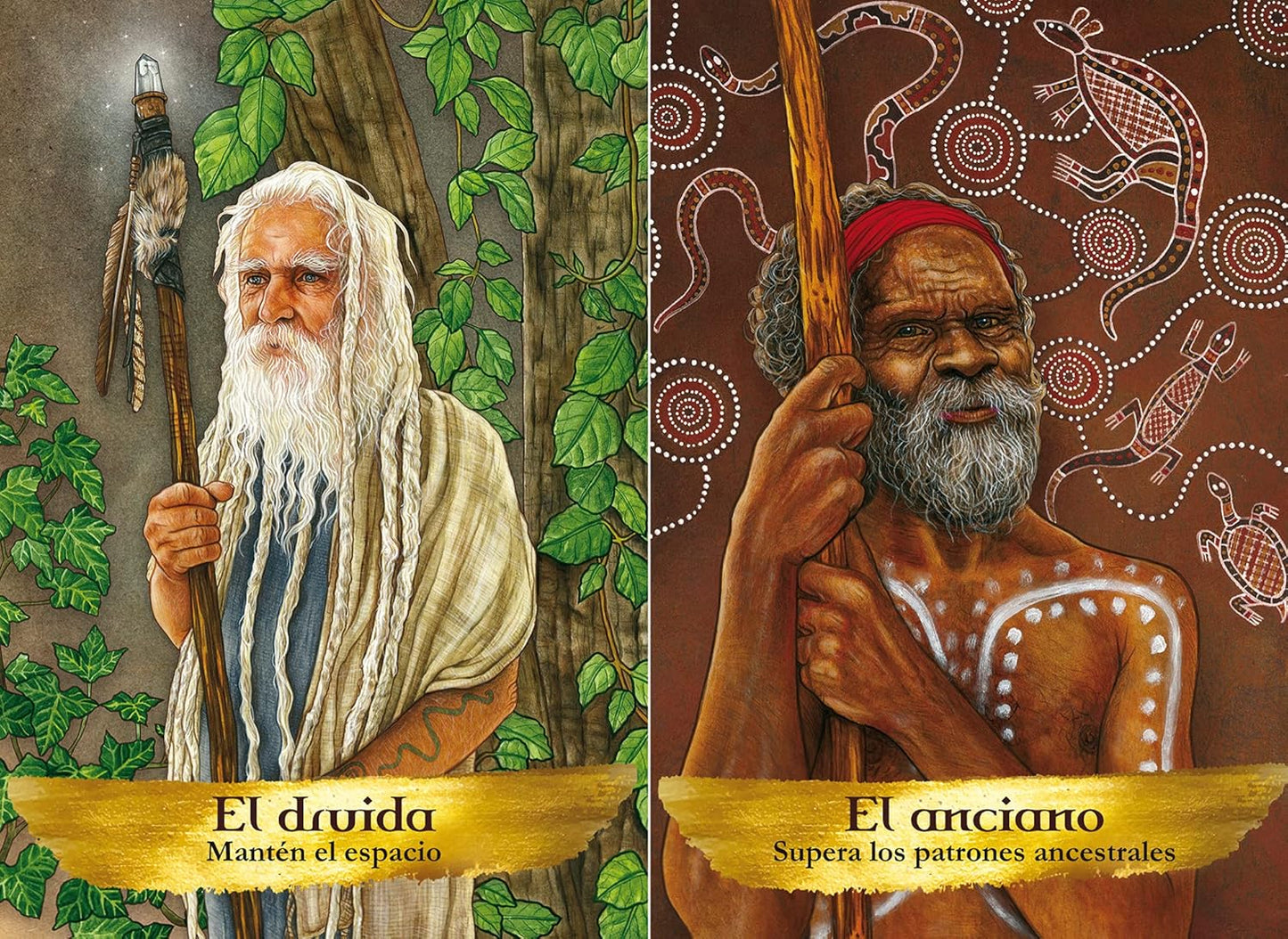 ANGELES Y ANCESTROS LIBRO Y 55 CARTAS ORÁCULO