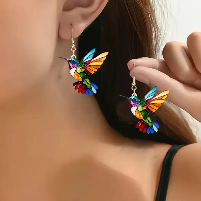 PENDIENTES COLIBRI